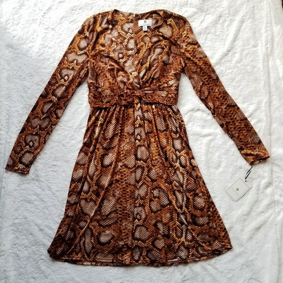 target snakeskin dress